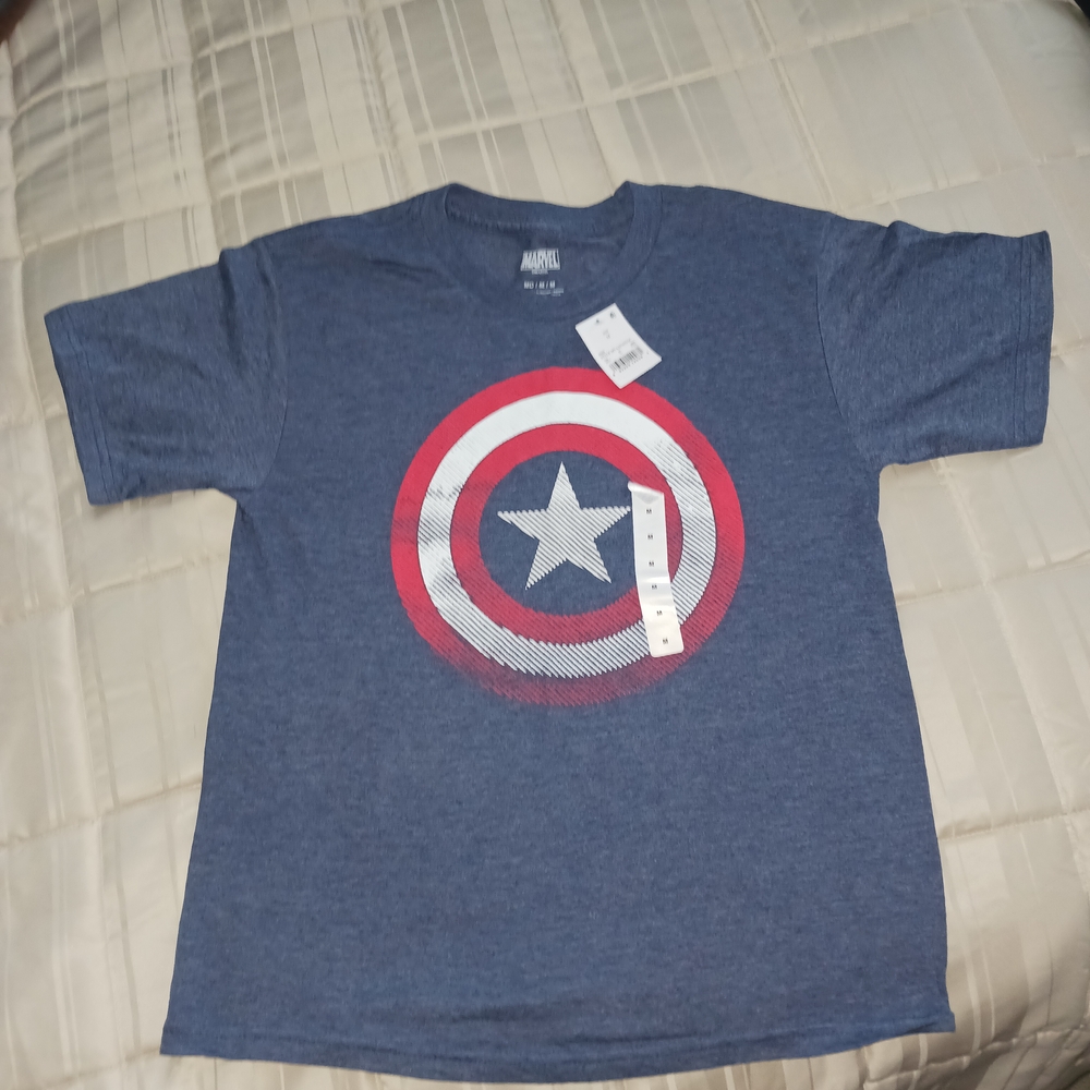 Marvel Captain America Shield Navy T-Shirt